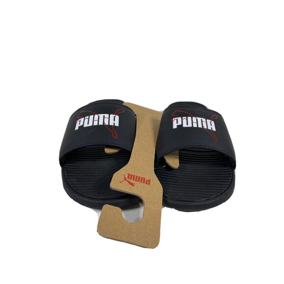 Puma Mens Cool Cat Jump Slides Sandals Size 12 Black - Picture 6 of 7